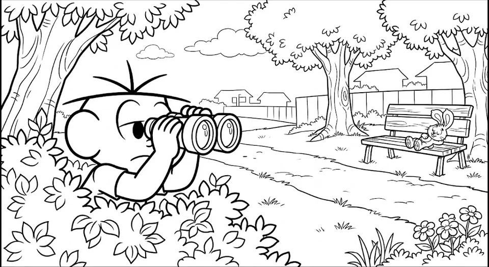 Desenho Cebolinha para colorir e imprimir