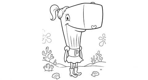 Desenho de Pérola Siriguejo para colorir e imprimir